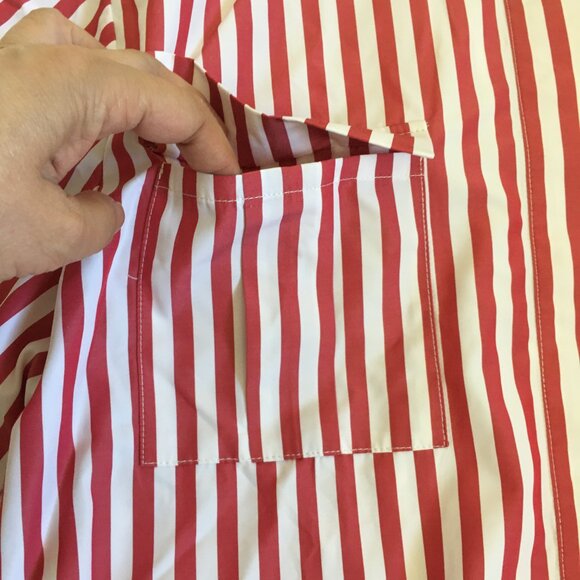 Buddy Love Womens Small Martina Two-Piece Set Red Stripe Lounge Wear Beach Cover - Picture 6 of 16